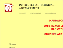 Tablet Screenshot of ita-seminars.com